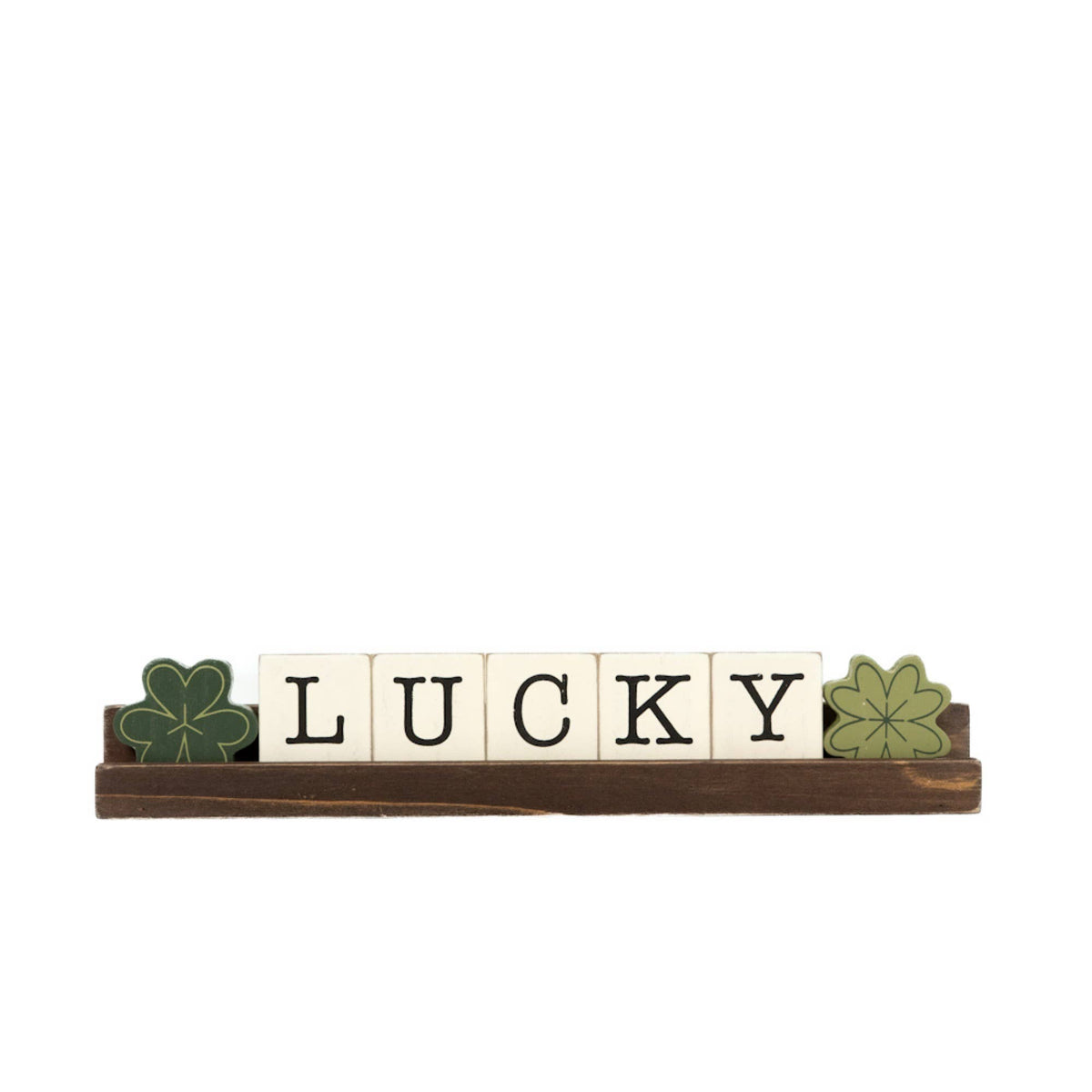 Wood Ledgie Kit 12" LUCKY St. Patrick's Day - 25003