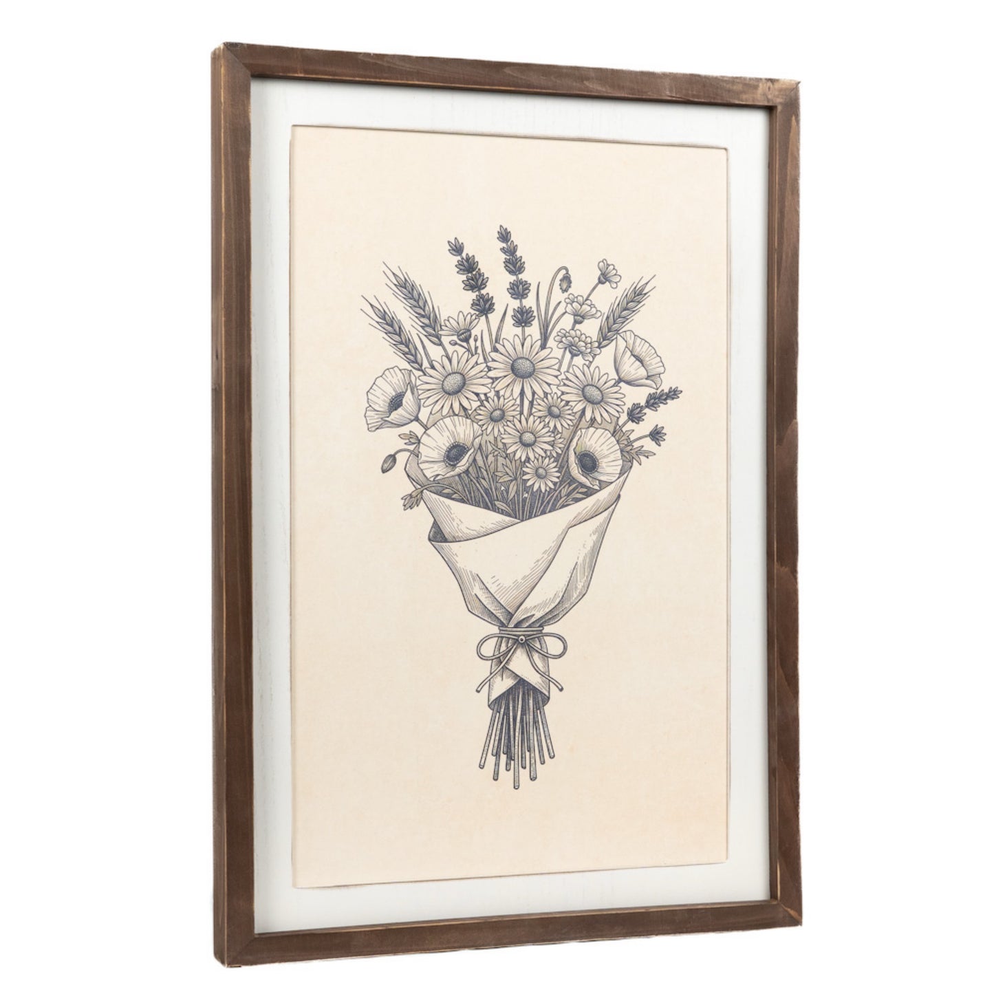 Wood Frame Wall Art 17x24" PUMPKIN HALLOWEEN FALL - 60002