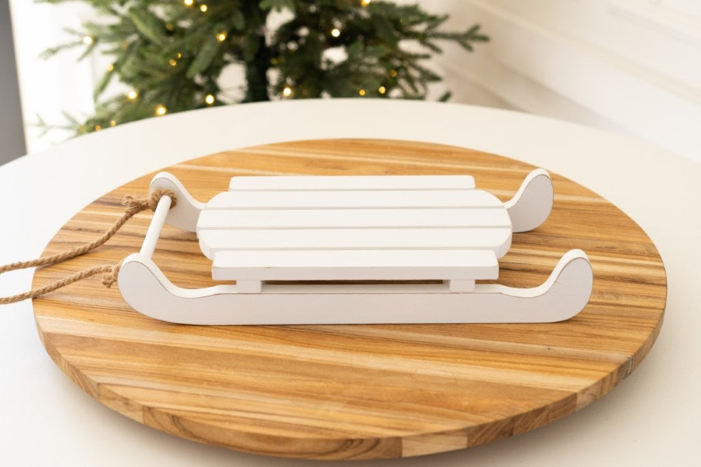 Hanging Wood Sled 8x16" (LARGE) CHRISTMAS decor - 70002