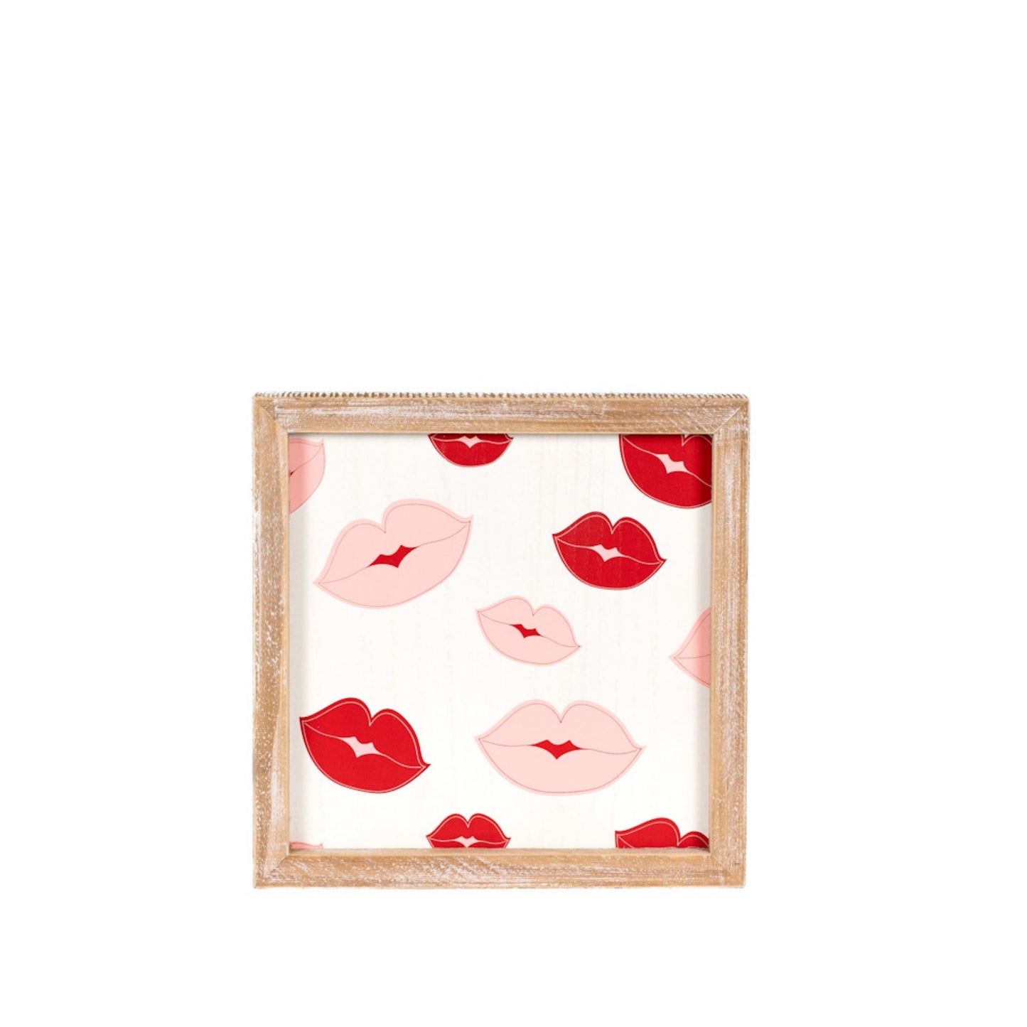 Reversible lips/shamrock sign