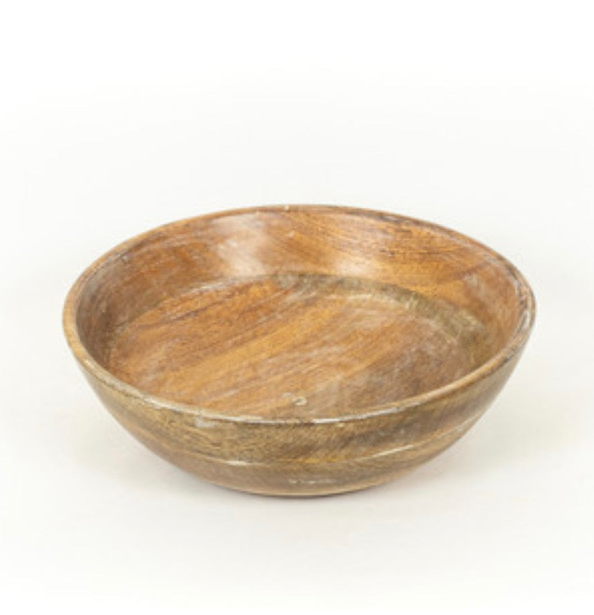 Mango wood bowl