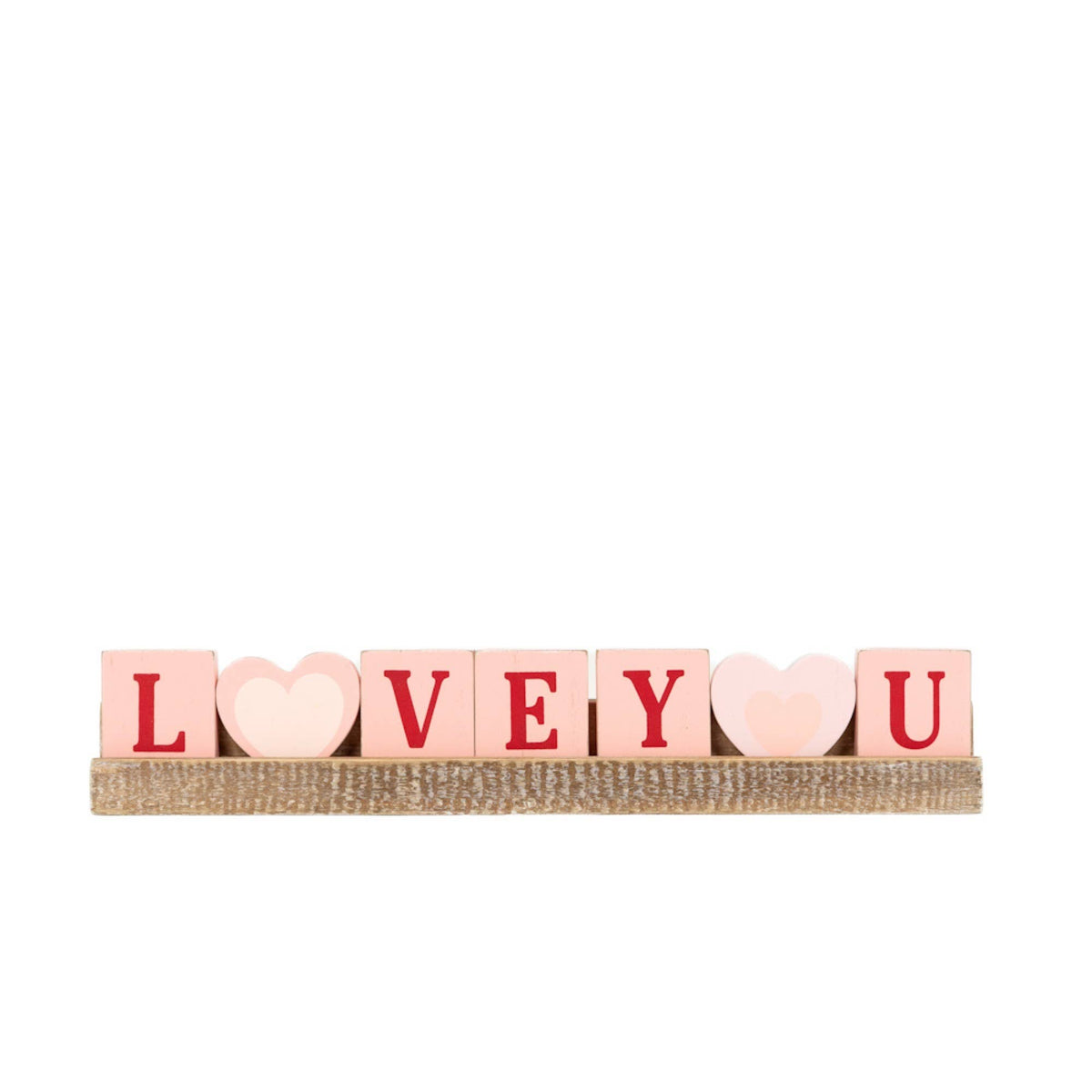 Wood Ledgie Kit 12" LOVE YOU Valentine LETTERBOARD  - 21032
