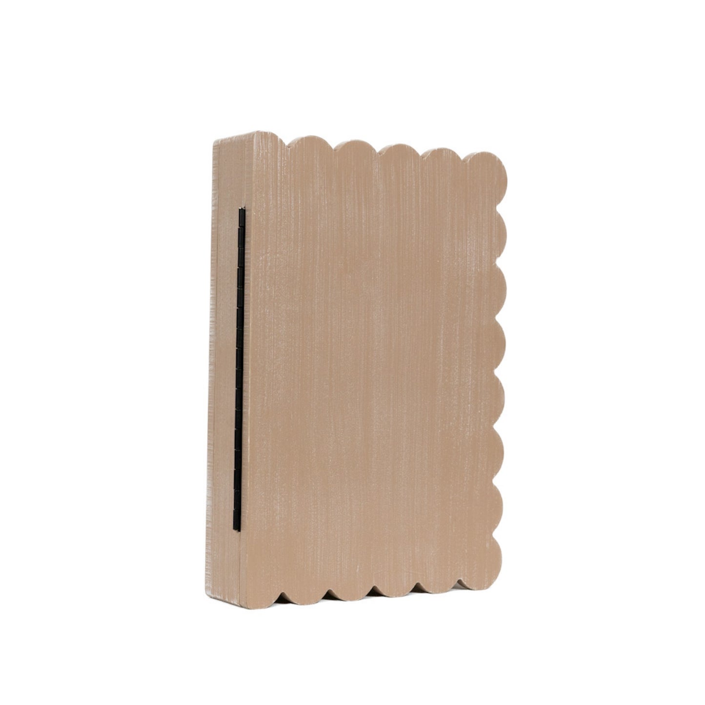 Decorative Scallop "Faux Book" Storage Box