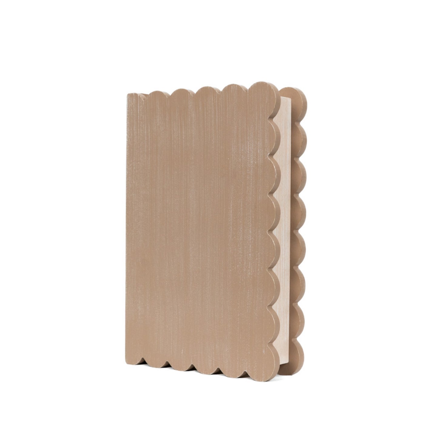 Decorative Scallop "Faux Book" Storage Box