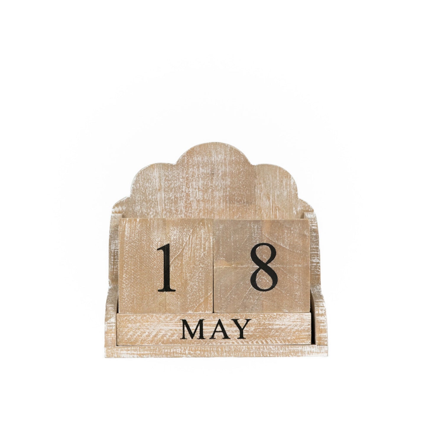 Wooden Block Calendar Set  - 6"x6"x3"