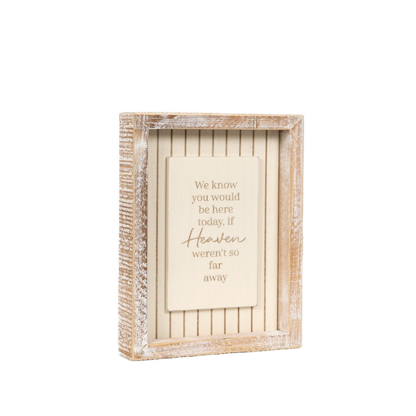 6x8 Wood frame sign (HEAVEN) Sympathy Gift -