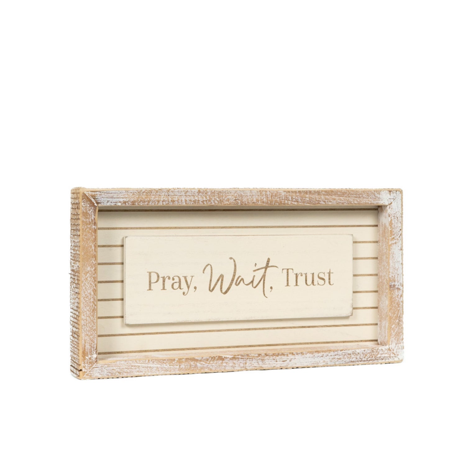 10x5 Wood frame sign (WAIT) Sympathy Gift