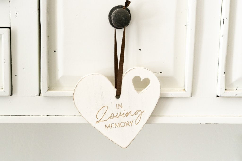 Wood Ornament 5x5" (MEMORY) Sympathy Gift - 11030
