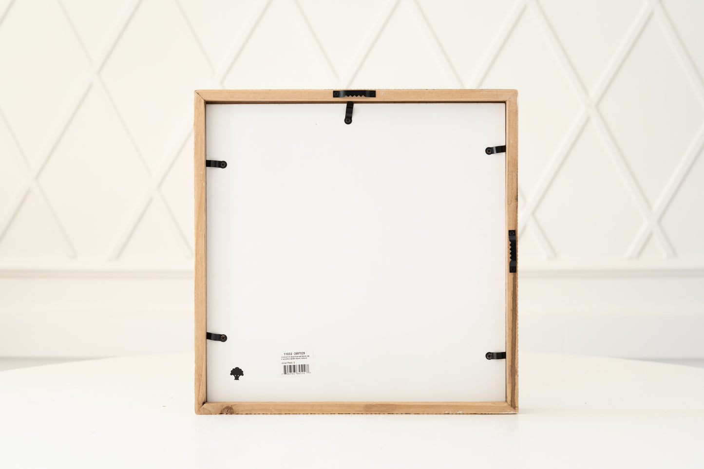 12x12 Wood framed blank sign w/removeable insert DIY