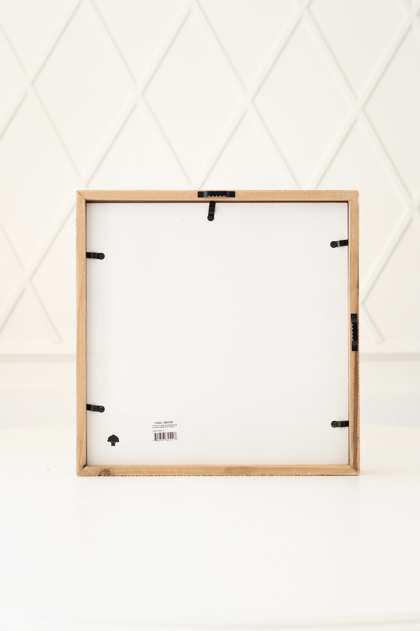 12x12 Wood framed blank sign w/removeable insert DIY