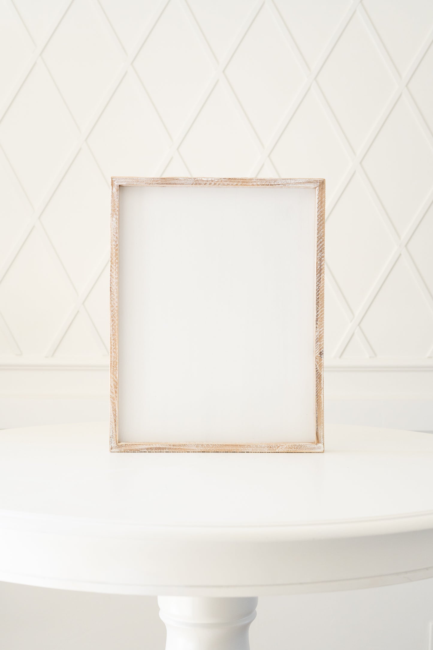 14x18 Wood framed blank sign w/removeable insert DIY