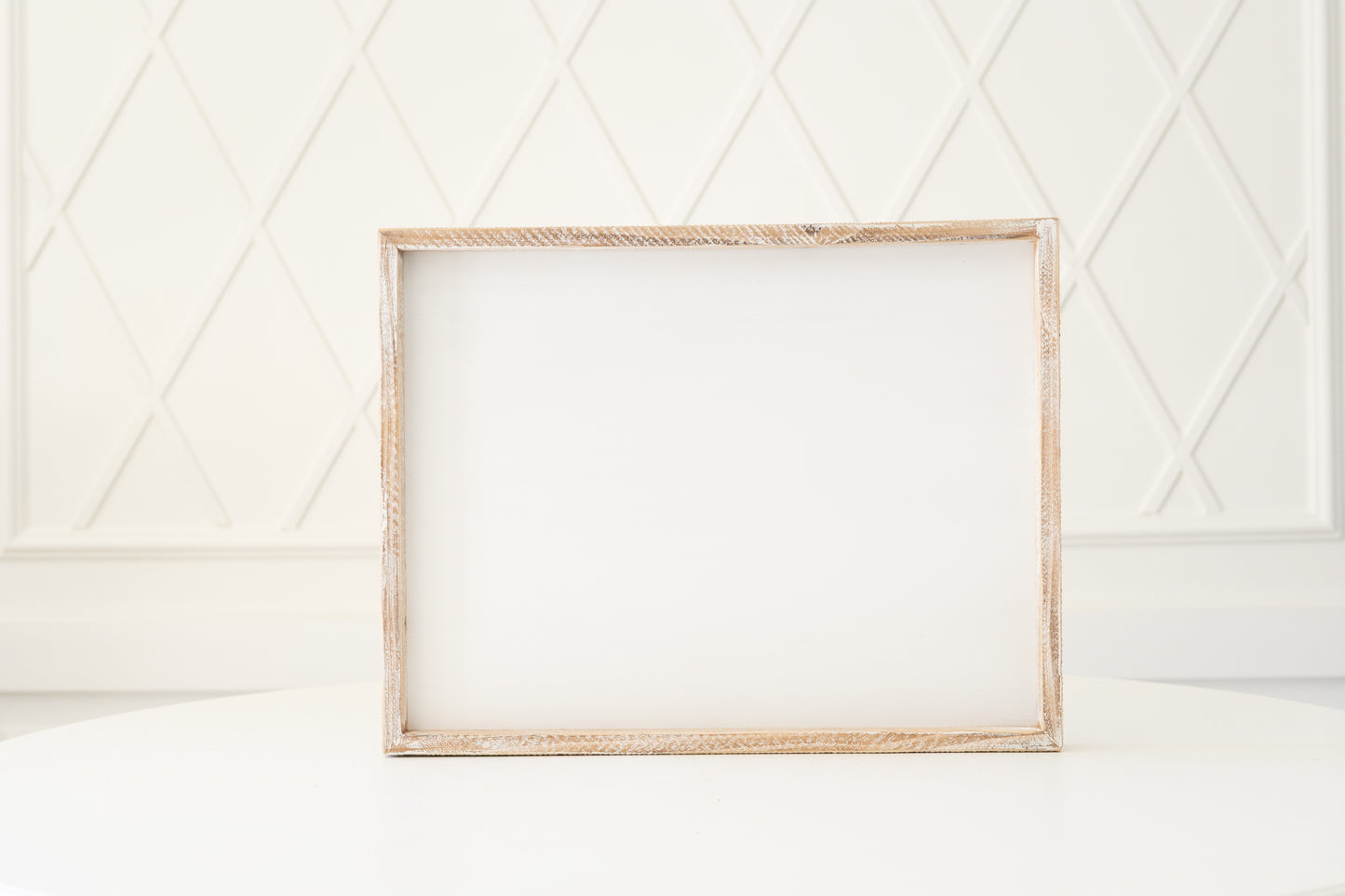 14x18 Wood framed blank sign w/removeable insert DIY