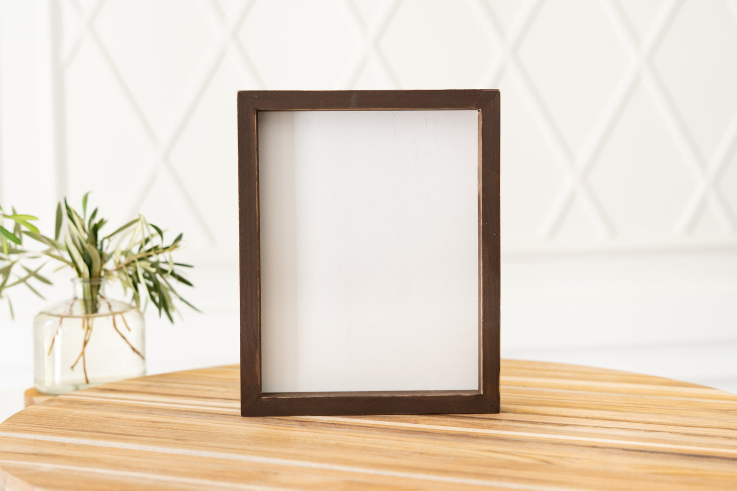 DIY Blank 8x10 wood frame sign removeable insert