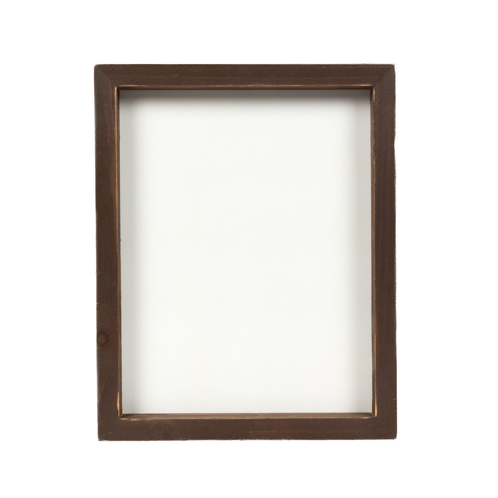 DIY Blank 8x10 wood frame sign removeable insert