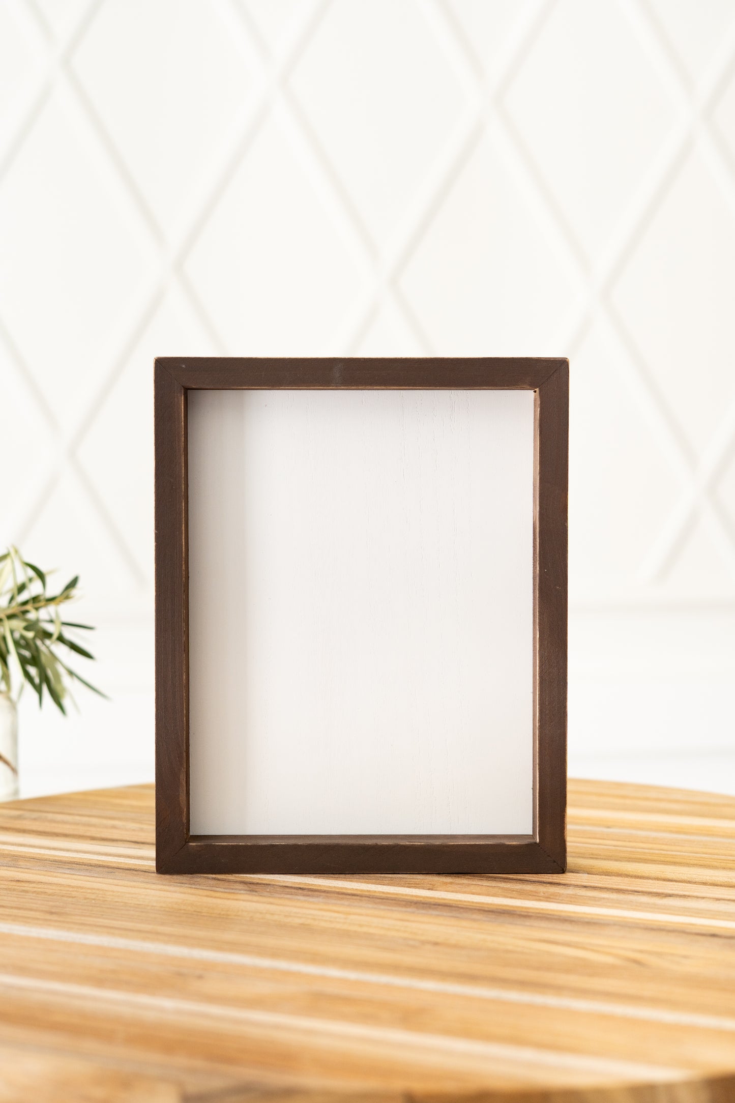 DIY Blank 8x10 wood frame sign removeable insert