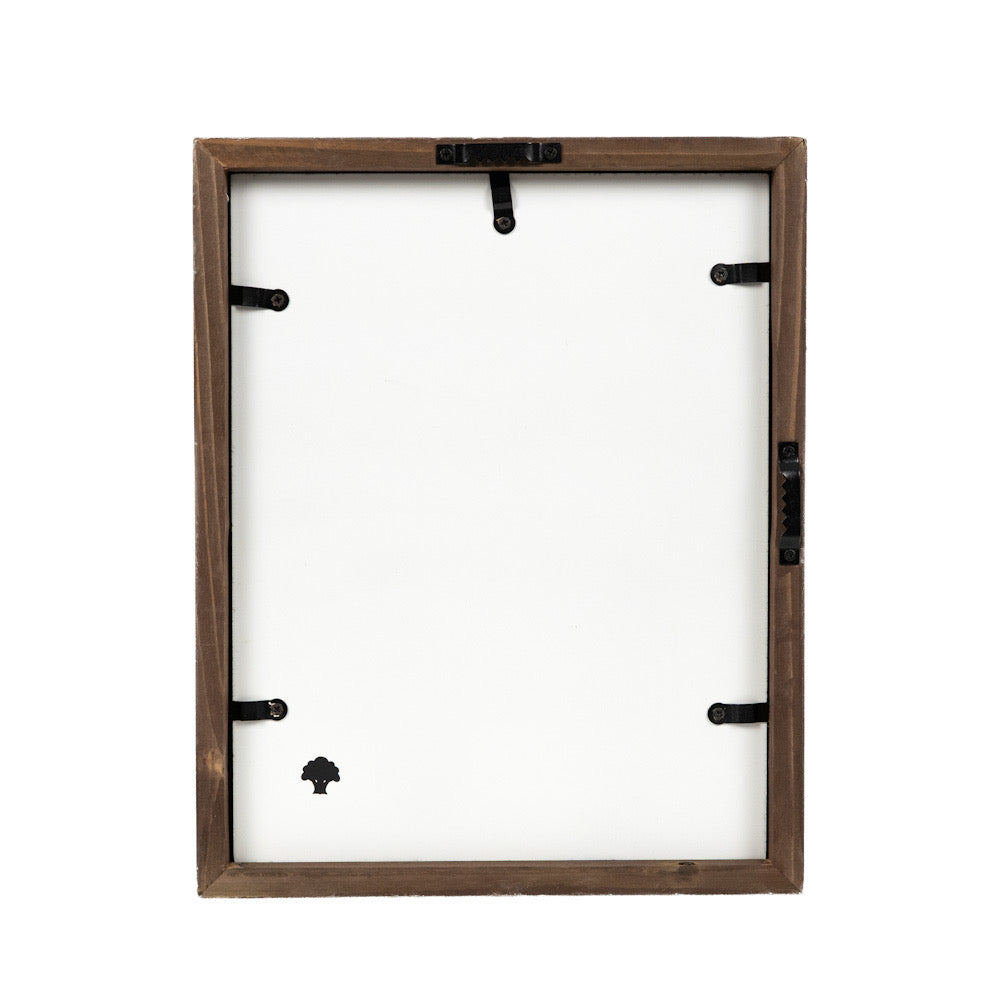 DIY Blank 8x10 wood frame sign removeable insert