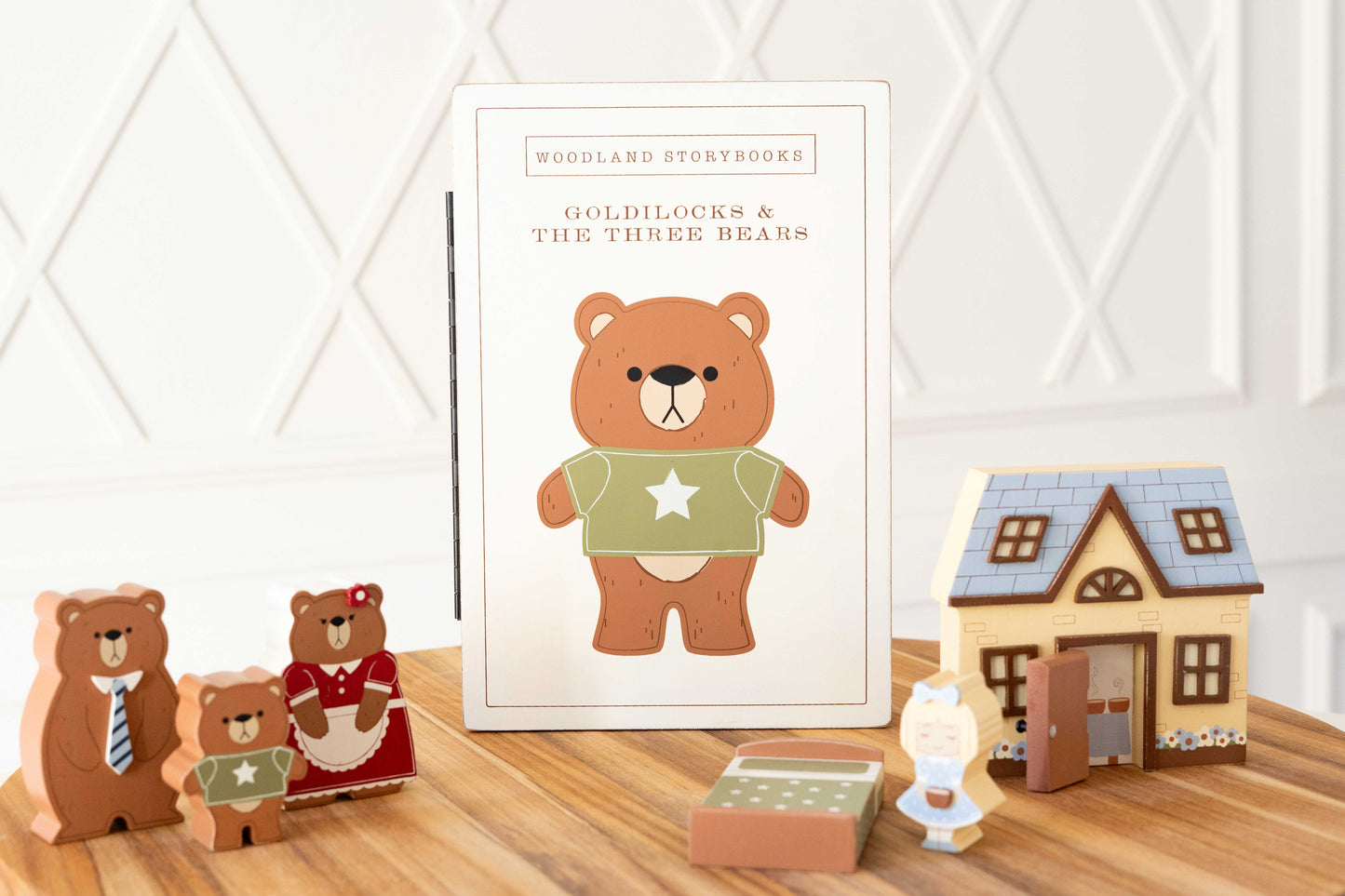 GOLDILOCKS & THREE BEARS Woodland Storybook Gift Set
