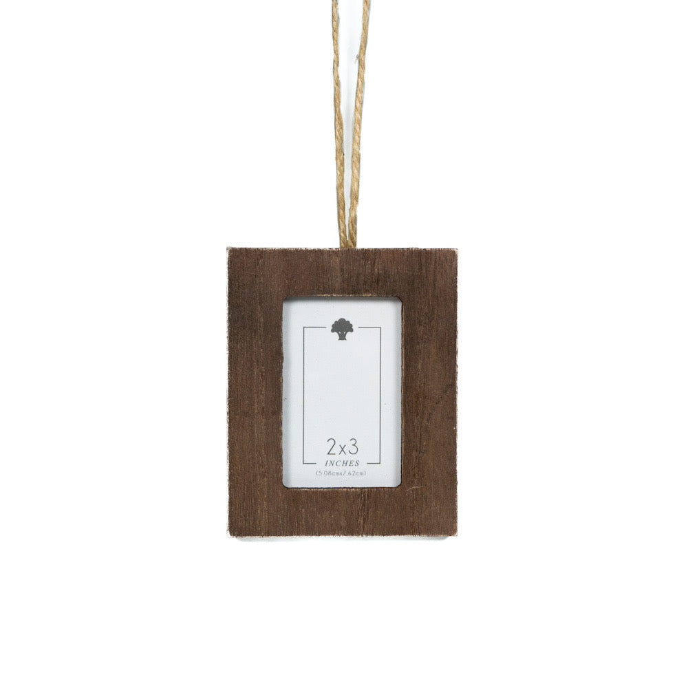 3x4 wood photo frame ornament for 2x3 pic