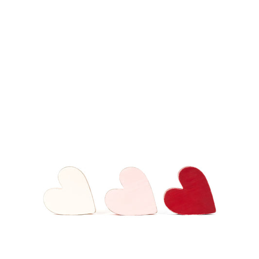 Set of 3 gradient hearts