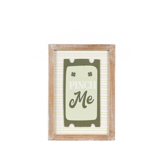 Reversible love/luck ticket sign