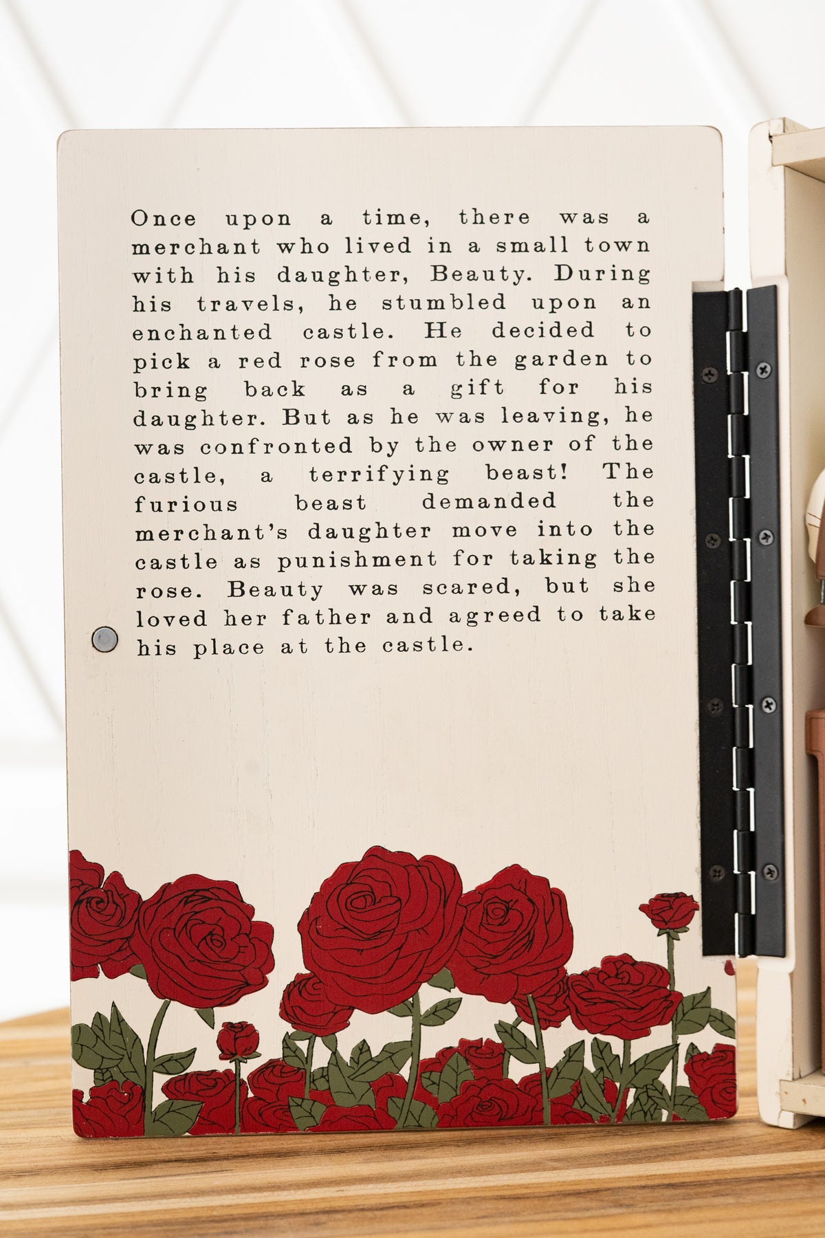 Beauty and the beast woodland storybook