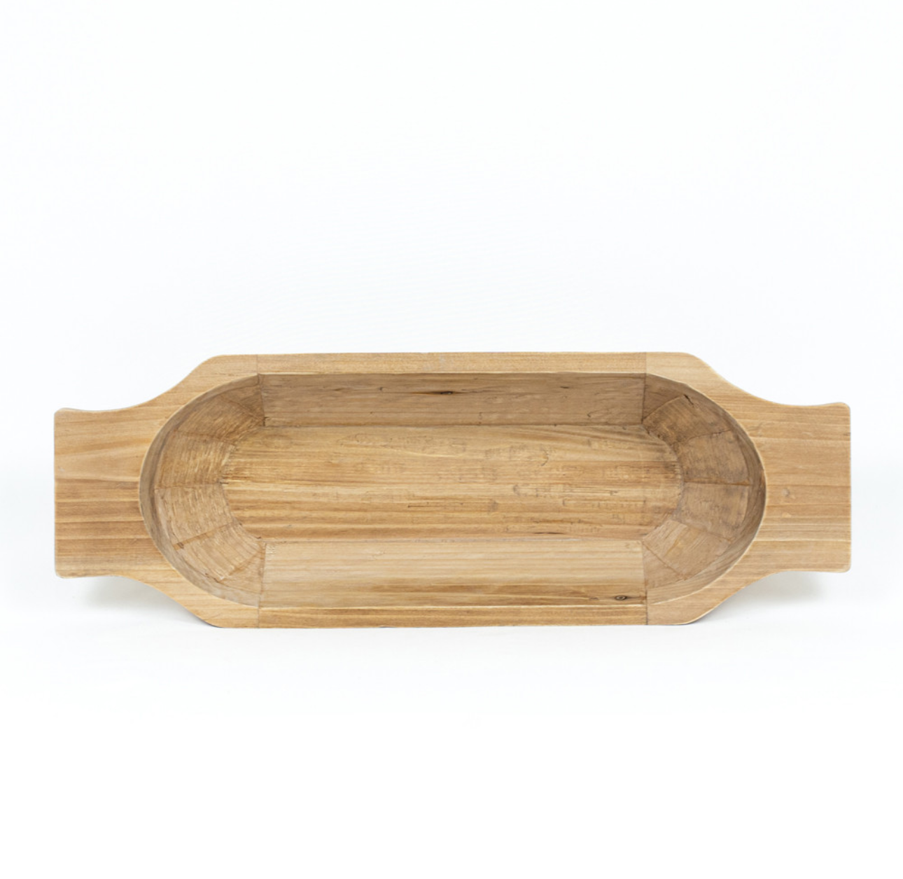 Wooden dough bowl