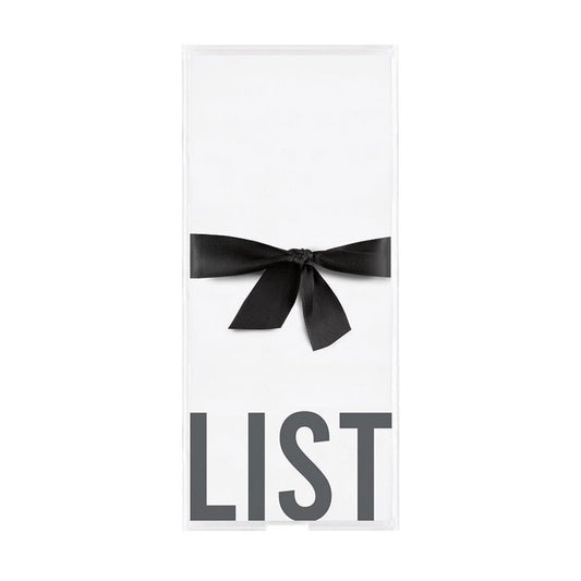 list note pad