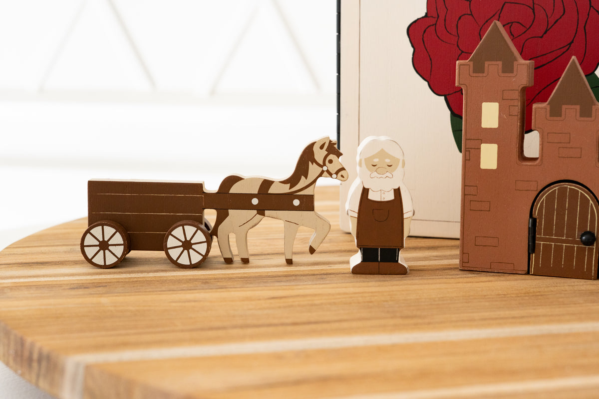 Beauty and the beast woodland storybook