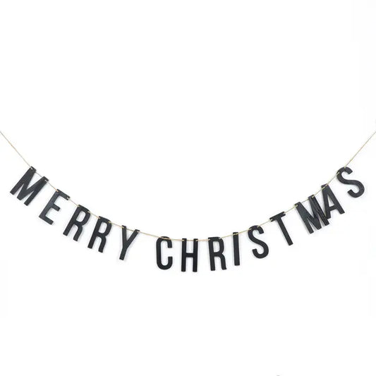 70" Wood MERRY CHRISTMAS Banner Christmas decor
