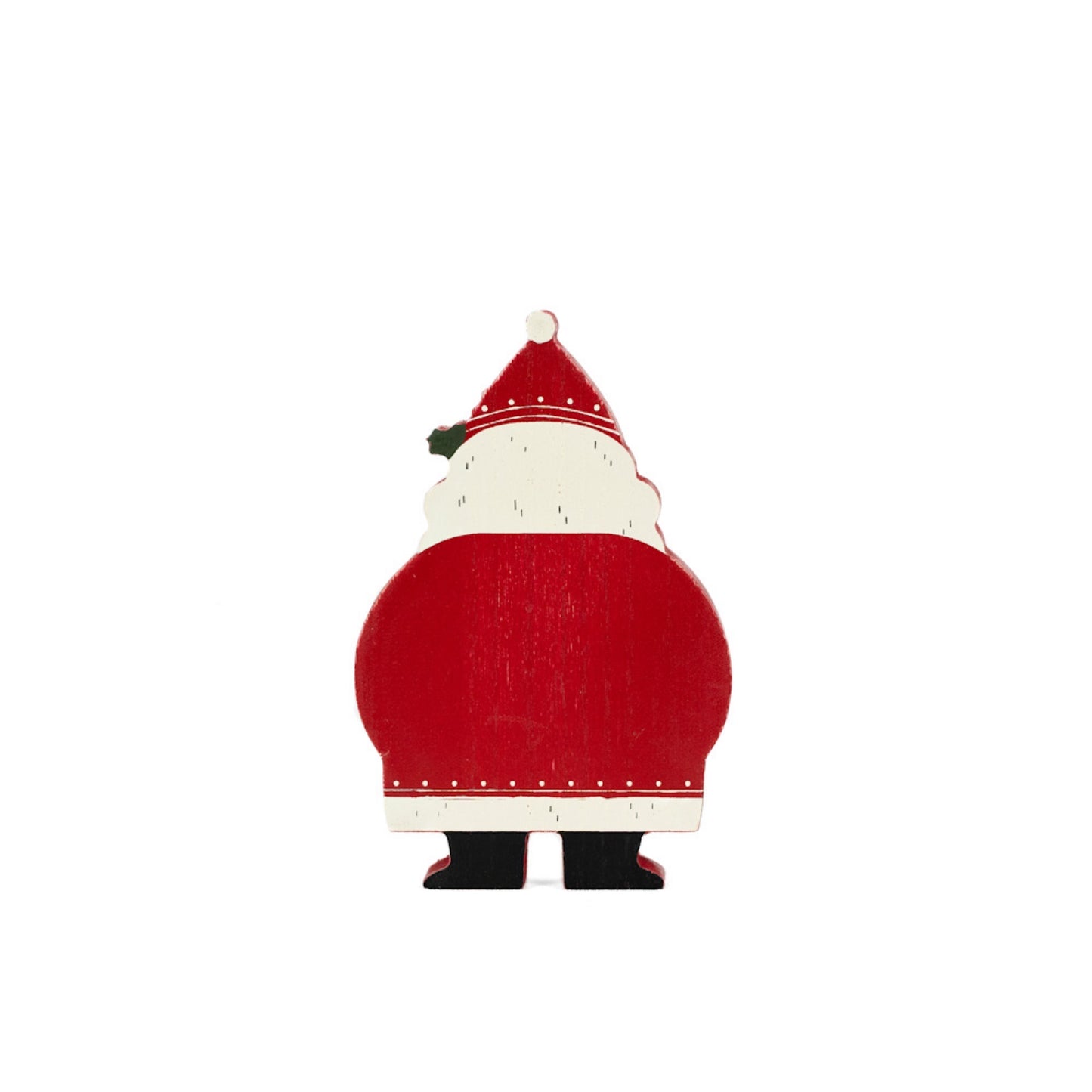 Chunky Wood Shape 4x6" SANTA Christmas Decor - 71352