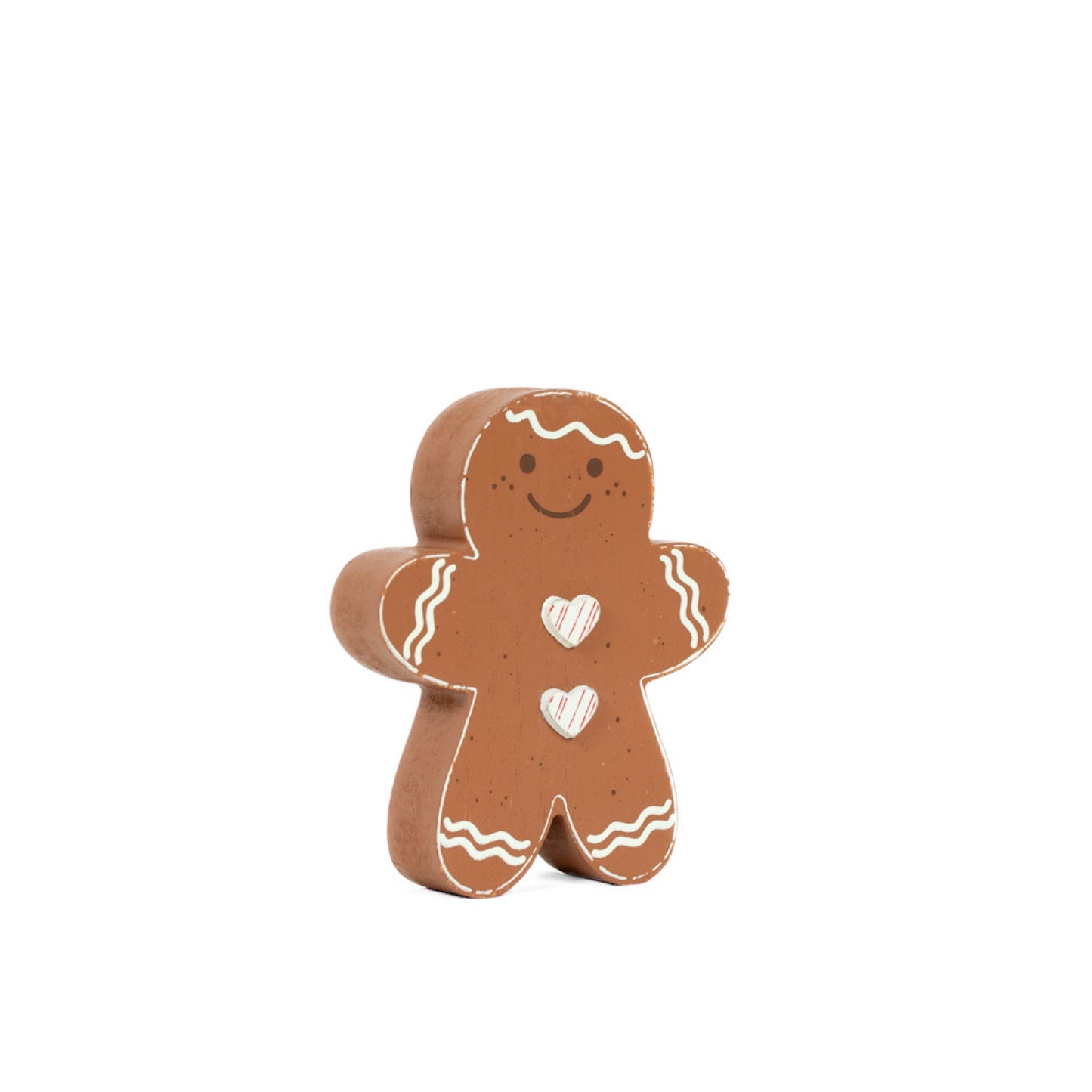 Chunky Wood Shape 4x5" GINGERBREAD BOY Christmas - 71354