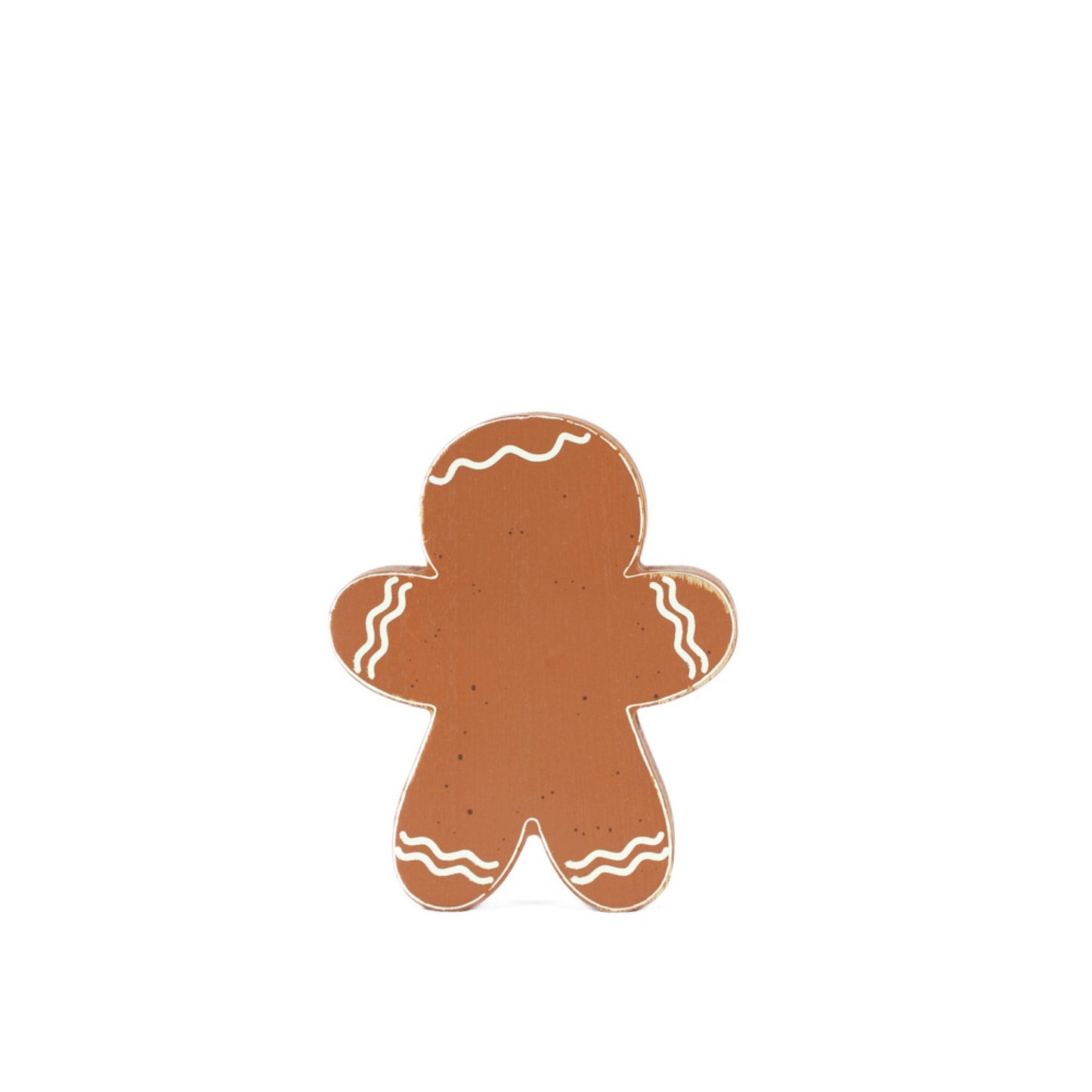 Chunky Wood Shape 4x5" GINGERBREAD BOY Christmas - 71354