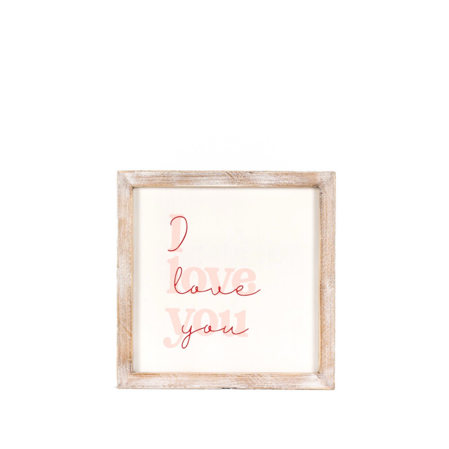 Reversible love you/ lucky sign