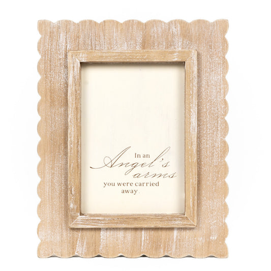 Wood Frame Quote (ANGELS) 10" x 12", Sympathy Gift - 910005