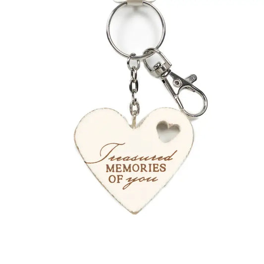 Wood keychain (MEMORIES) 2", Sympathy Gift - 910024