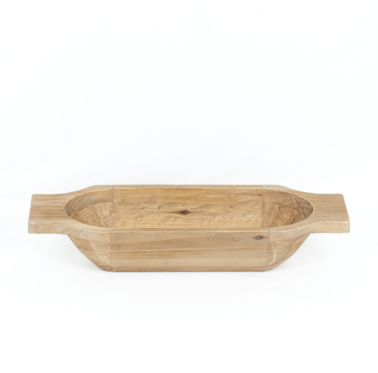 Wooden dough bowl