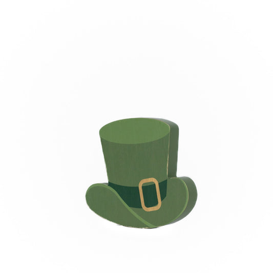 leprechaun hat chunky table sitter