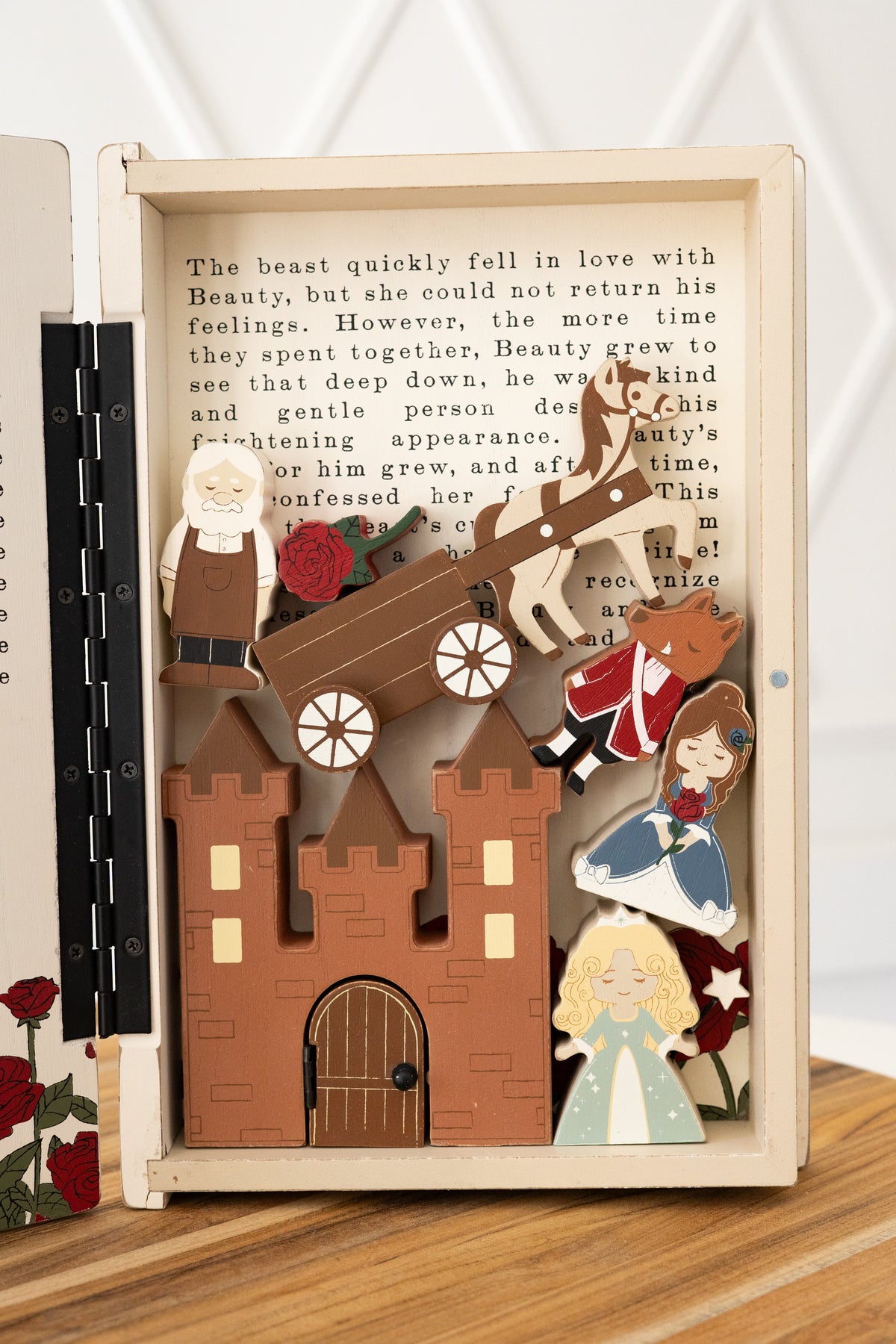 Beauty and the beast woodland storybook