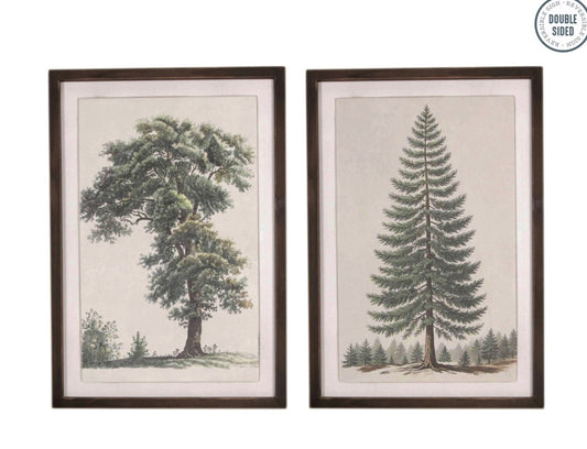 Reversible tree/ Christmas tree sign