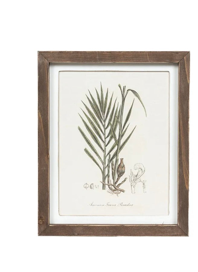 Reversible bouquet wood frame sign