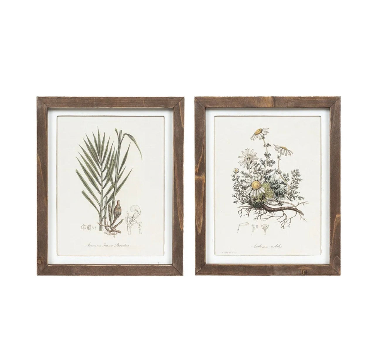 Reversible bouquet wood frame sign