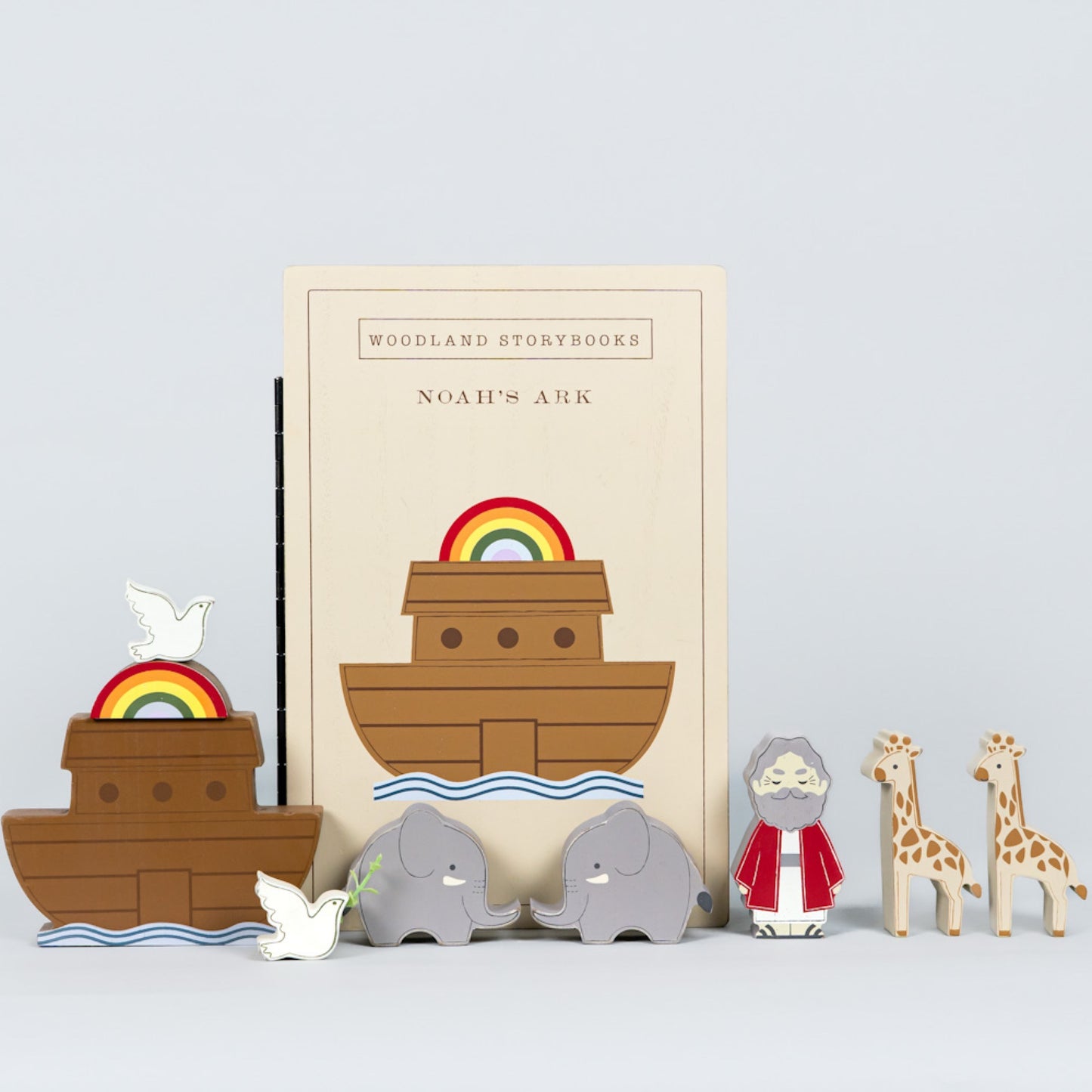 Noah's Ark Woodland Storybook Gift Set S/9